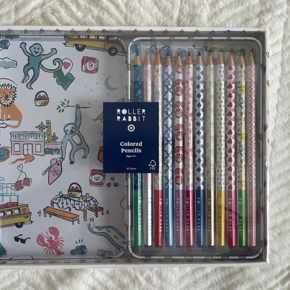 Roller Rabbit x Target Colored Pencils FREE GIFT